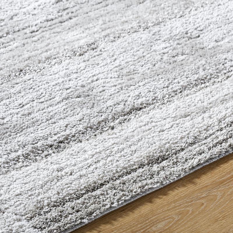 Livabliss Delight Shag Global Stripe Area Rug