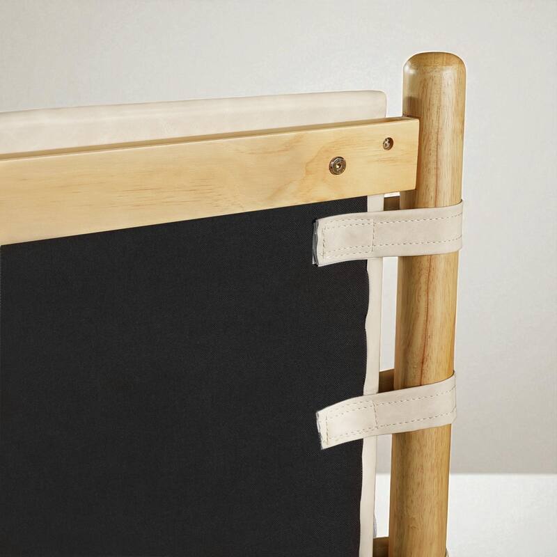 Mid Century Modern Queen/King Rubber Wood Platform Bed Frame with Headboard, Solid Wood Bed No Box Spring Needed