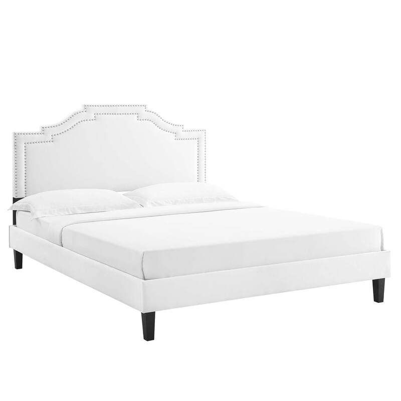 Adelaide Performance Velvet King Platform Bed