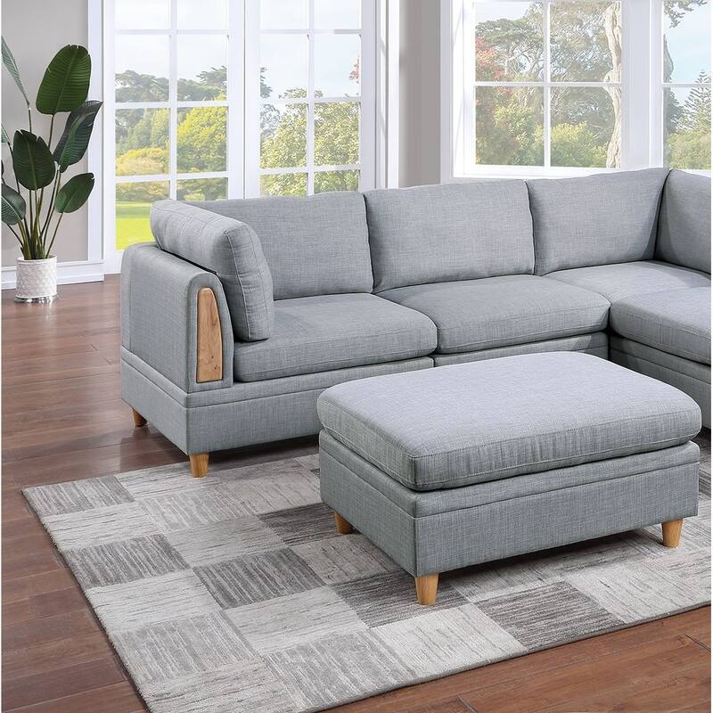 Living Room Furniture Ottoman Comfortable choice, multiple functions, classic design, and cozy corners Light