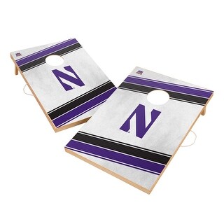 Northwestern Wildcats Regulation 2x4 Cornhole Set
