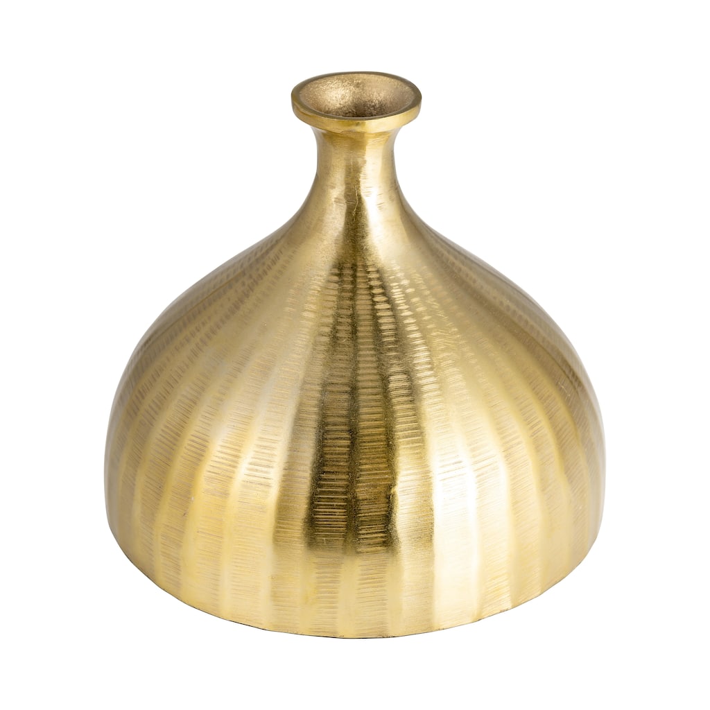 Sagebrook Home Metal Bulbous Vase
