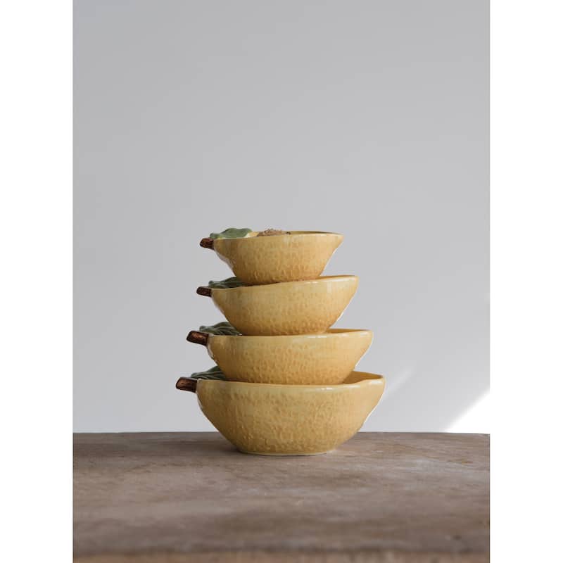 Lemon Shaped Measuring Cups (Set of 4 Sizes)