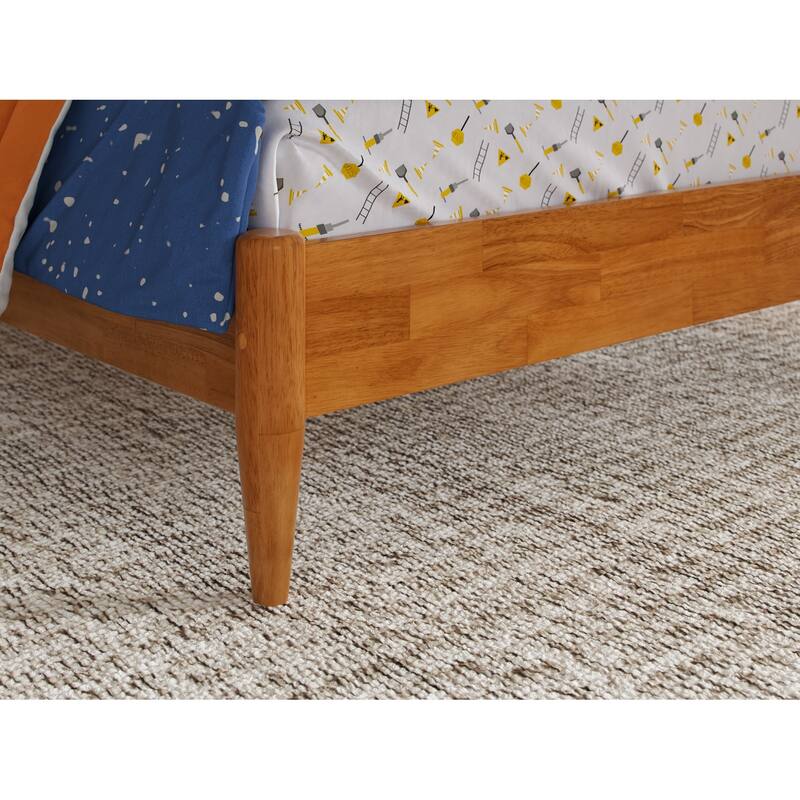 Charlotte Solid Wood Low Profile Platform Bed