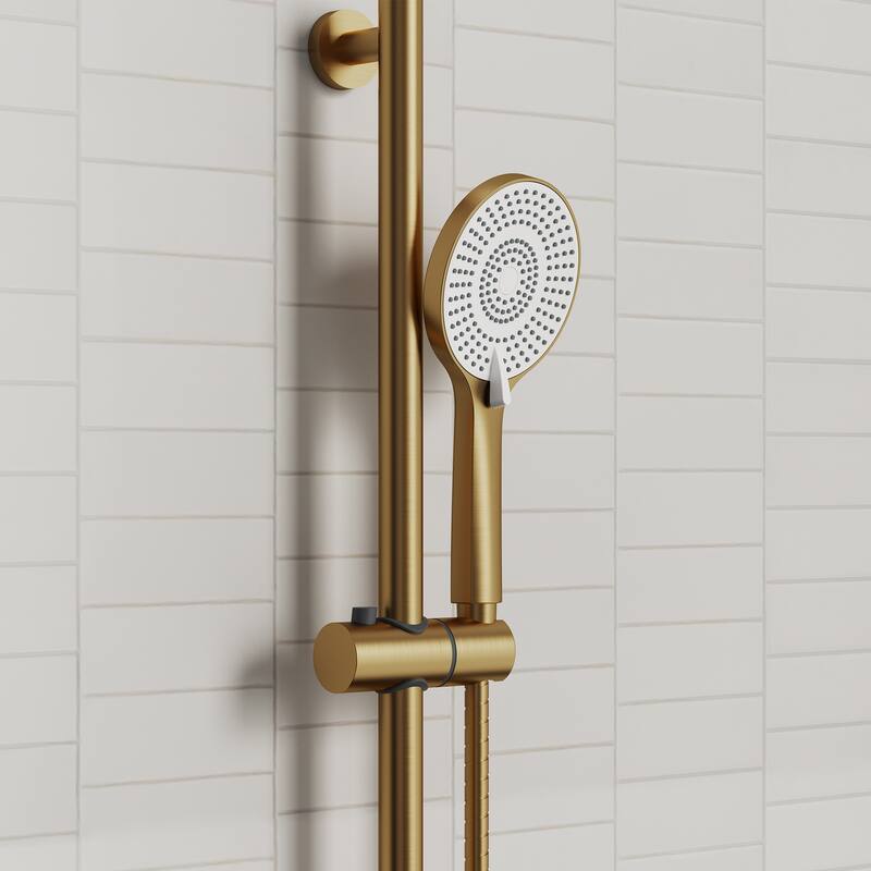 Adjustable Handheld Shower Slide Bar Set With Hose