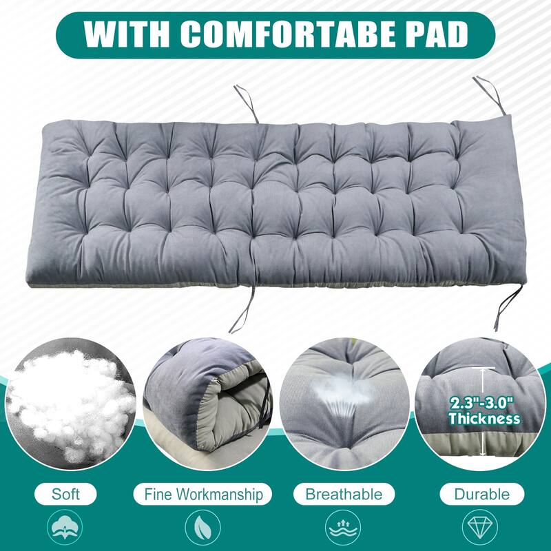DoCred Zero Gravity Chair Lawn Lounger Chair with Pillow 2pcs