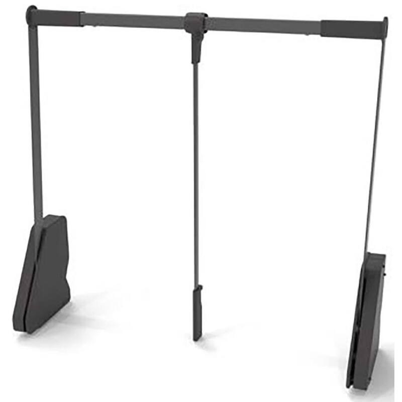 Kessebohmer 238278 17-1/2" - 24-3/4" w CONERO Wardrobe Lift - Powder Black