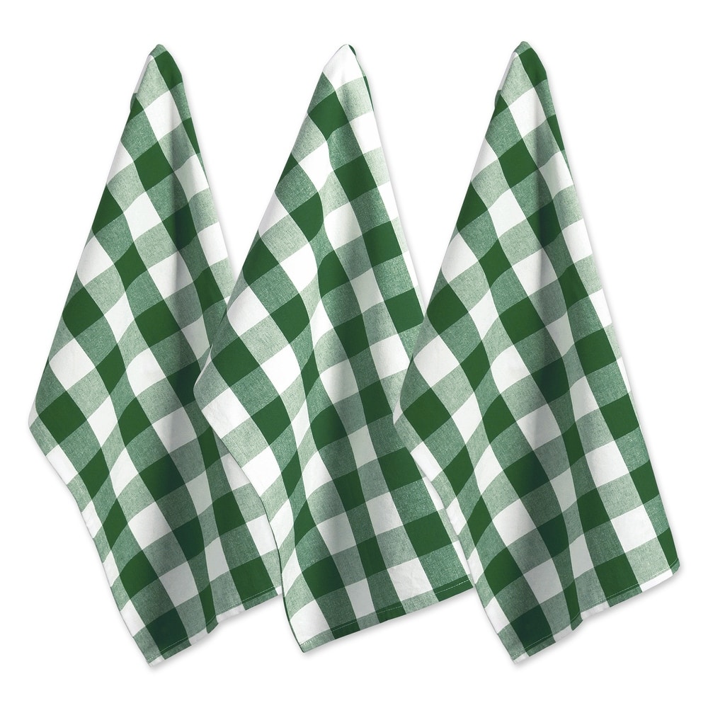 Design Imports Buffalo Check Dishtowel Set of 3 (30 inches long x 20 inches wide)