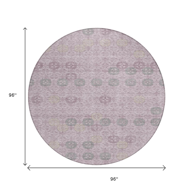 HomeRoots Geometric Transitional Rectangle Outdoor Rug