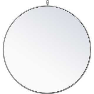 Elegant Lighting Eternity 32" Diameter Circular Beveled Metal Framed