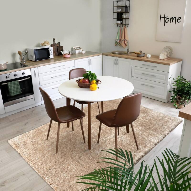 Luxe Weavers Shag Solid Area Rug for Living Rooms