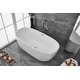 preview thumbnail 44 of 173, Adler Soaking Bathtub in Glossy White