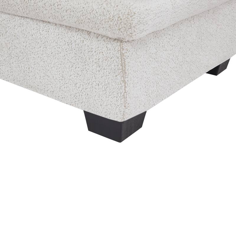 Christopher Knight Home - Modular Comfort Reversible Fabric Sectional Sofa with Ottoman, Beige (7-Piece Set)