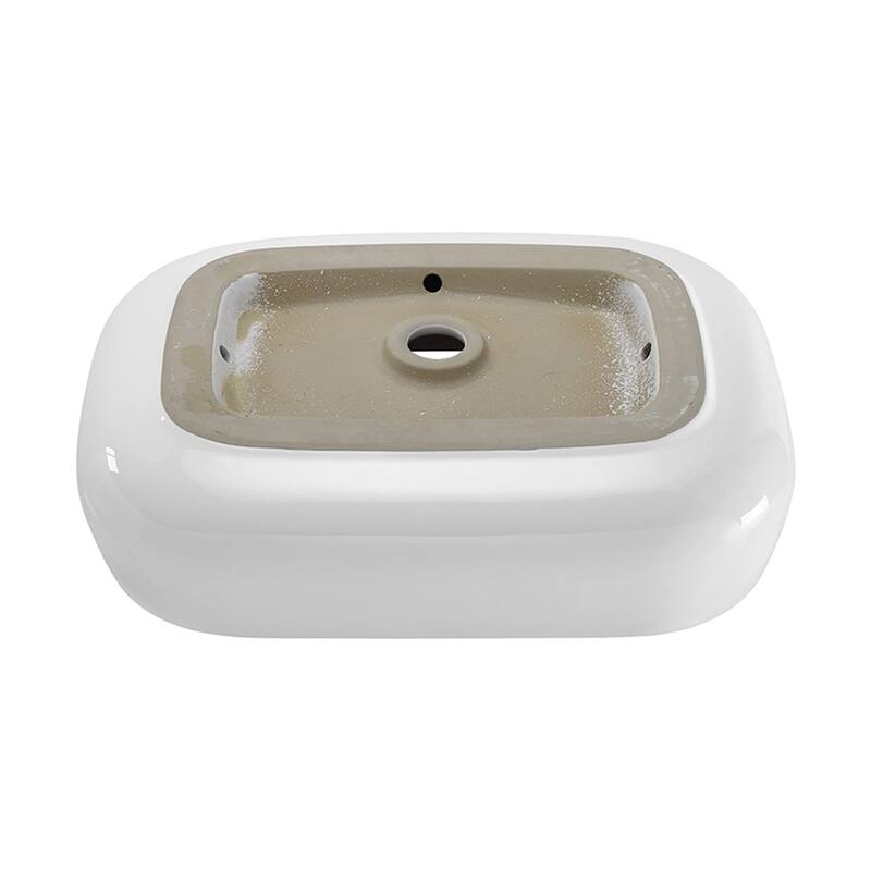 Swiss Madison SM-VS274 Chateau 22" Square Ceramic Vessel Sink