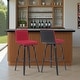 preview thumbnail 10 of 120, Skara Swivel Bar Stool, Upholstered Bar Height Chair with Bentwood Frame