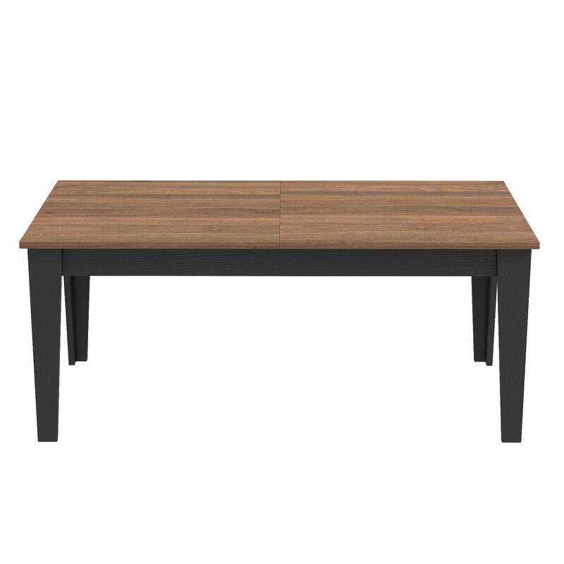 Dining Table, 106.3" Large Extendable Kitchen Table
