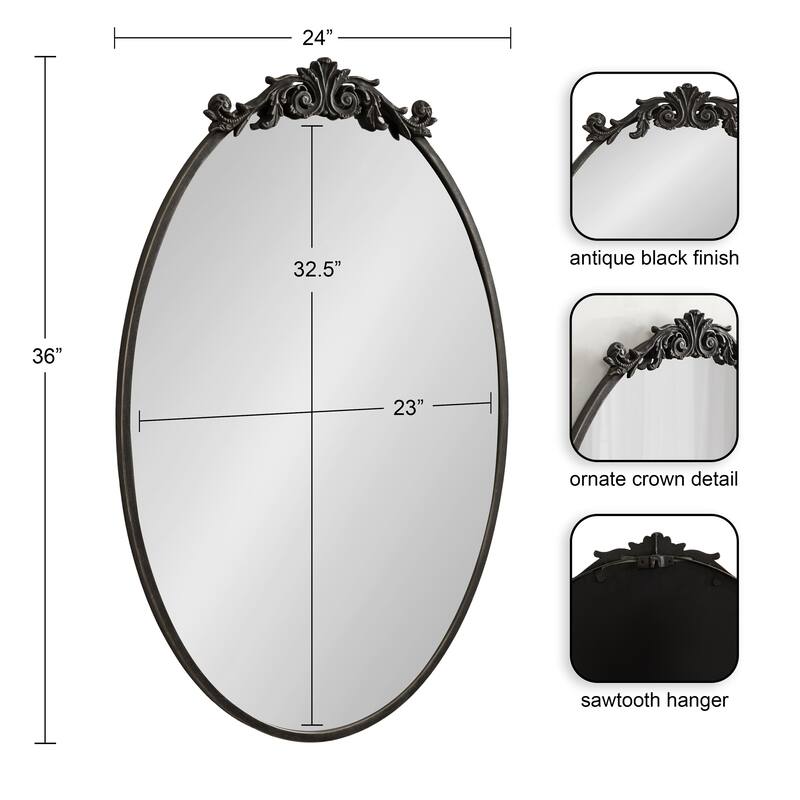 Kate and Laurel Arendahl Glam Ornate Mirror