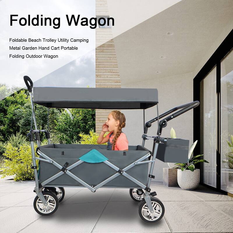 Folding Wagon with Removable Canopy