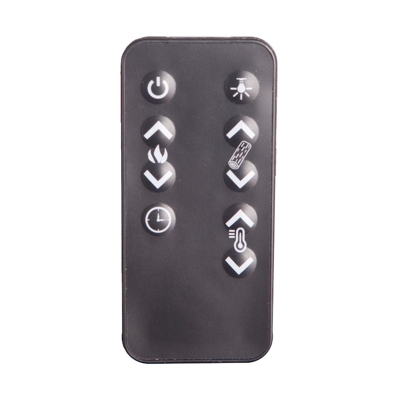 SEI Furniture 23-inch Criss-Cross Electric Firebox - 24"W x 9"D x 20"H