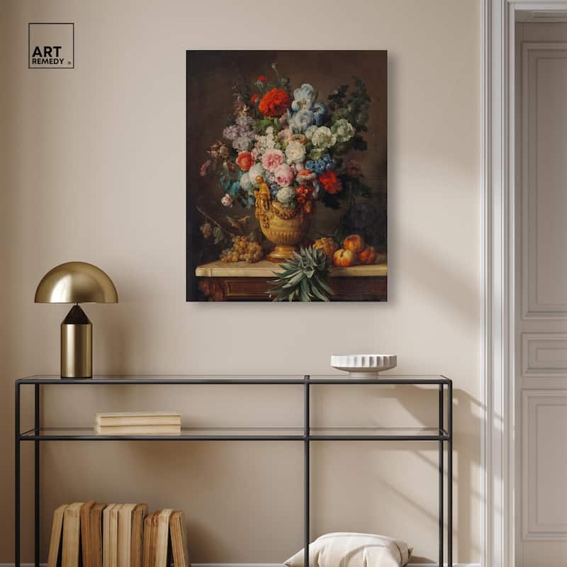 Vallayer 1789 Vase Canvas by Art Remedy, Gallery Wrapped