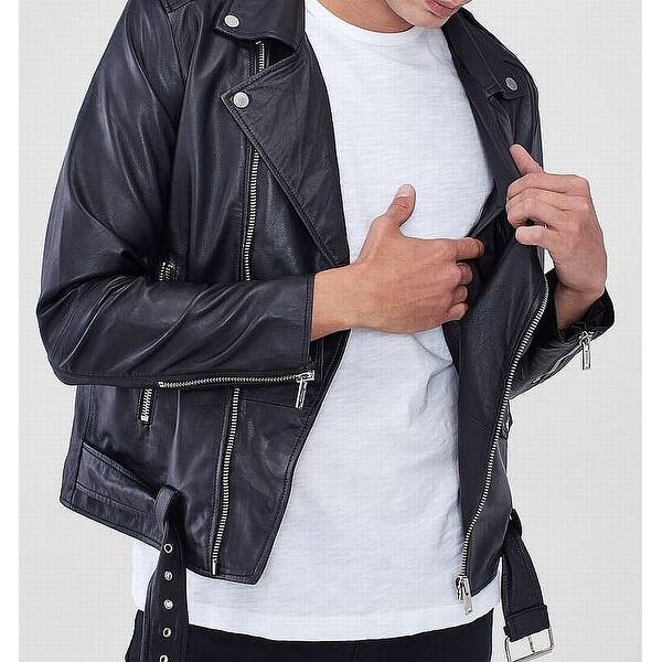 Shop Deadwood Mens Jacket Black Us Size Medium M Eu 44 Motorcycle