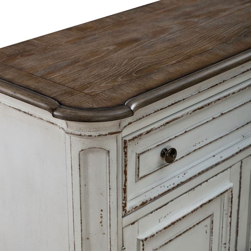 Liberty Furniture Magnolia Manor Accent Cabinet Buffet - Width 38" x Depth 15" x Height 38"
