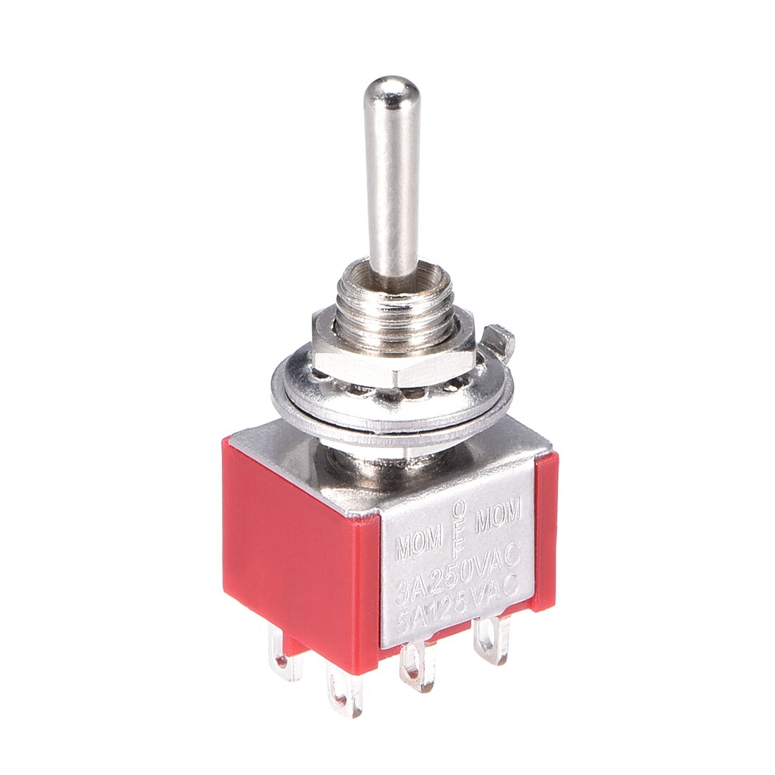 Momentary Rocker Toggle Switch 3 Positions 3a 250v 5a 125v 6 Pin Dpdt On Off On