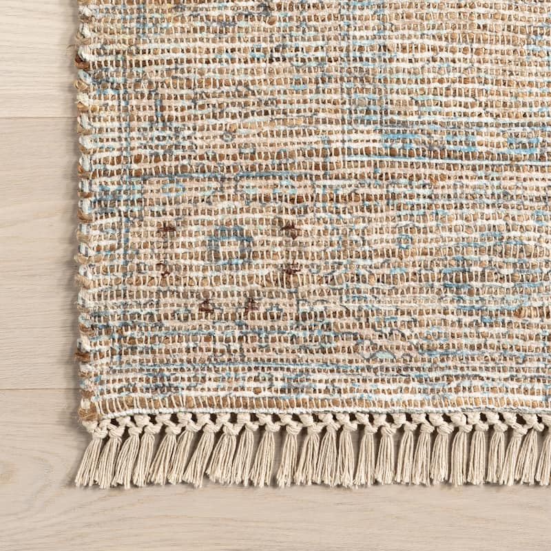 Lennox Persian Medallion Tassel Area Rug