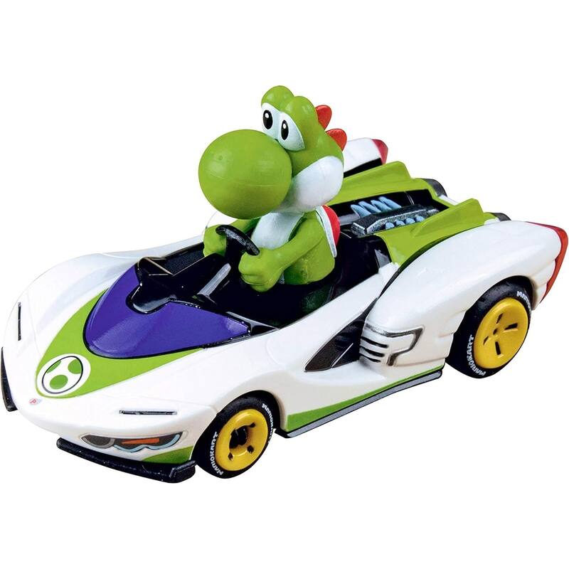 20064183 Kid's Mario Kart P-Wing Yoshi Analog Slot Car Racing Vehicle