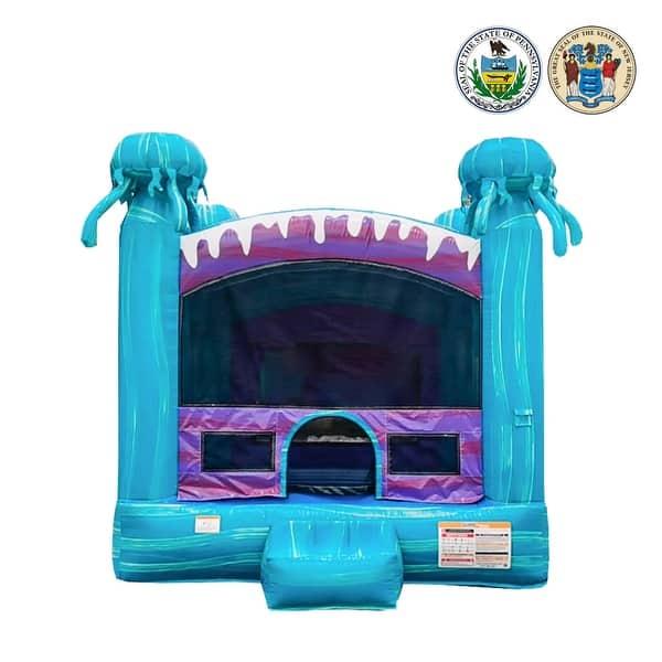 slide 2 of 3, JumpOrange Electric 13 ft x 13 ft Commercial Grade Inflatable Bounce House for Kids and Adults (with Blower)