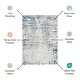 preview thumbnail 4 of 23, Nourison Concerto Vintage Blue Distressed Medallion Area Rug