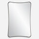preview thumbnail 1 of 4, Uttermost Loudon Black Vanity Mirror - 22"W x 34"H x 1"D
