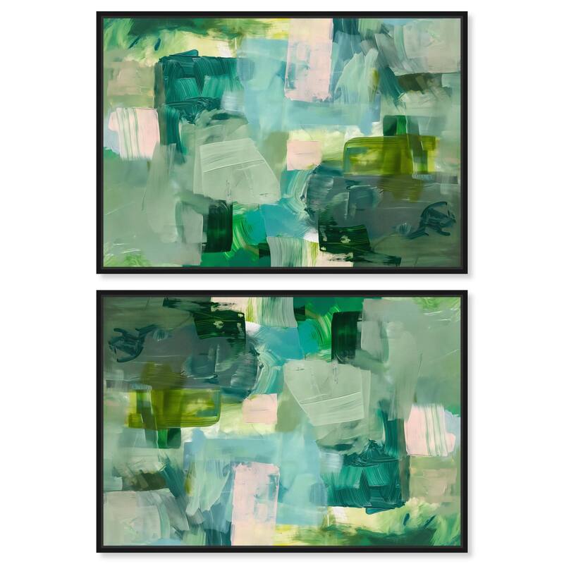 Breaking Dawn Canvas by Art Remedy - 24" x 24" - Black