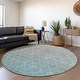 preview thumbnail 117 of 135, Machine Washable Indoor/ Outdoor Ombre Trellis Chantille Rug