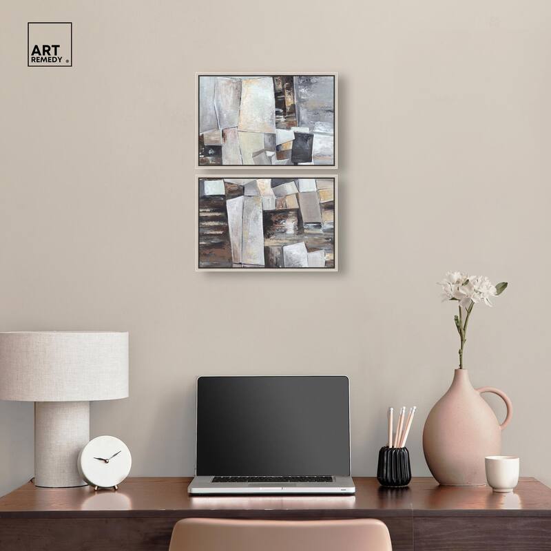 Inside the Future Canvas Set of 2 by Art Remedy
