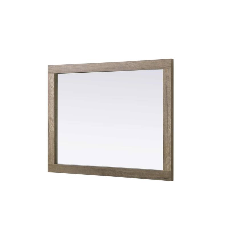 Solene Wooden Rectangle Mirror (24-30 x 36 in.)