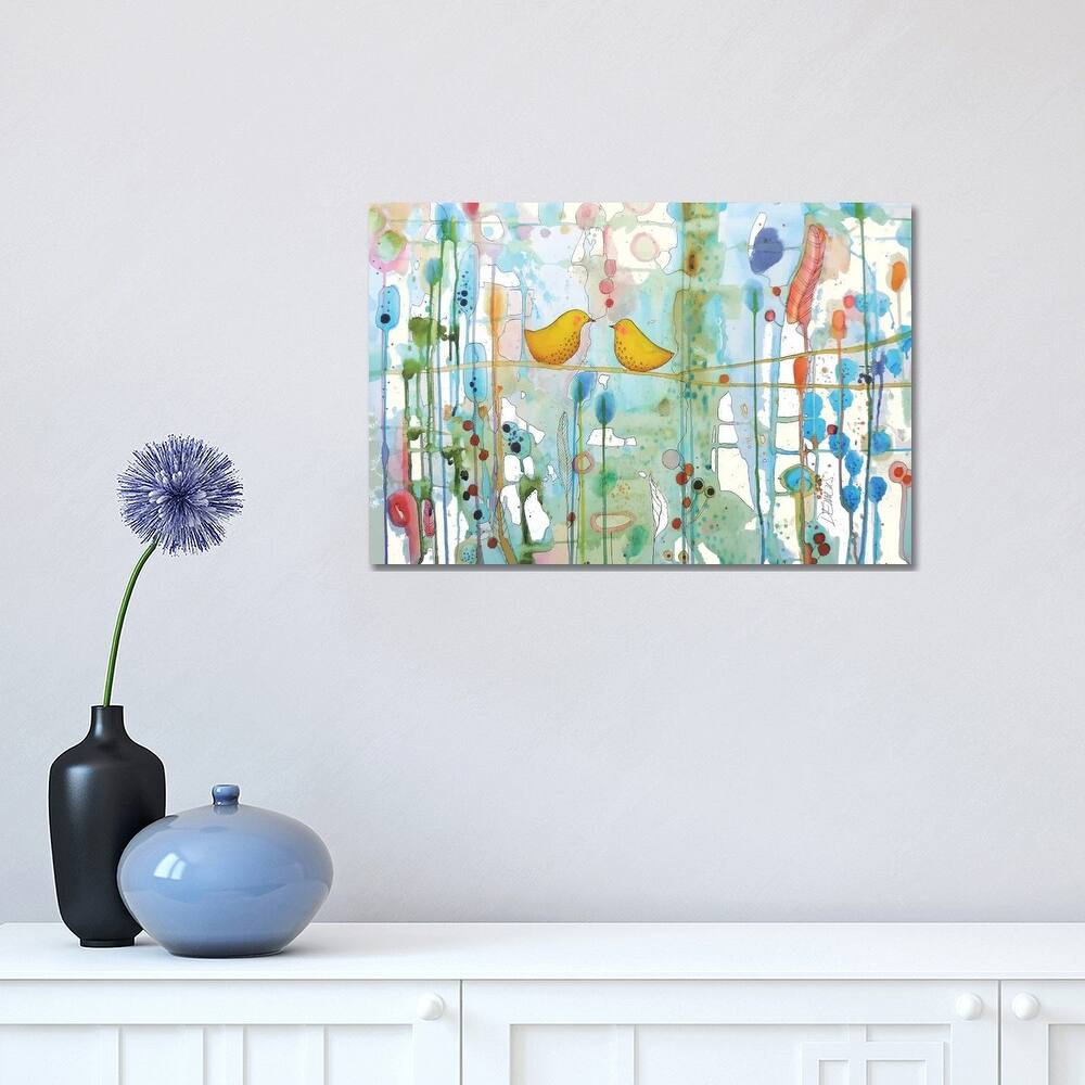 iCanvas "Dans Chaque Coeur" by Sylvie Demers Canvas Print