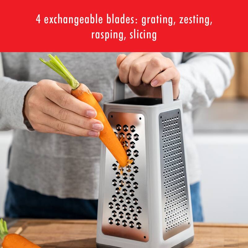 ZWILLING Z-Cut Box/Tower Grater - Grey - 1 unit