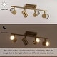 preview thumbnail 7 of 8, Modern Farmhouse 4-Light Adjustable Linear Ceiling Track Lighting Kit Flush Mount Ceiling Light