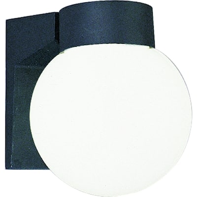 Volume Lighting 1-Light Black Outdoor Wall Mount