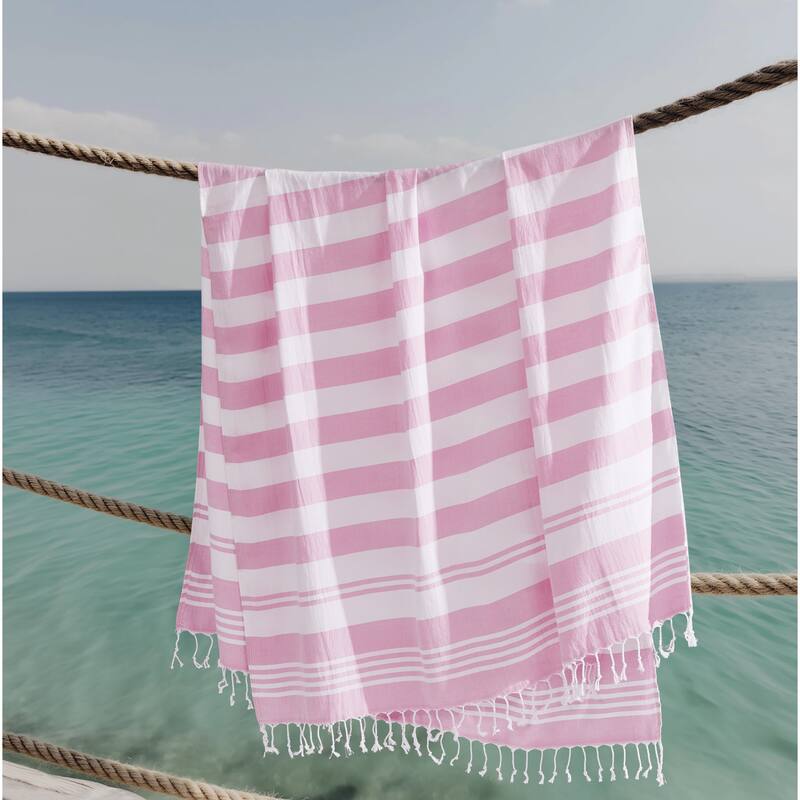Oceanfront Resort Salty Stripe 4 Pack Sand Free Beach Towel