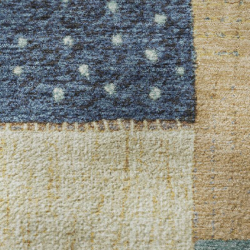 Premium Washable Super Soft Modern Patchwork Mayfield Rug