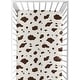 preview thumbnail 2 of 4, Wild West Collection Boy Girl 2 Pack Fitted Crib Sheets Gender Neutral Southern Cowboy Country Red Brown Cream Off White Animal