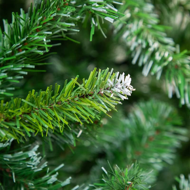 Full Two-Tone Buckeye Glittered Pine Artificial Christmas Tree - 12' - Unlit - over-10-feet