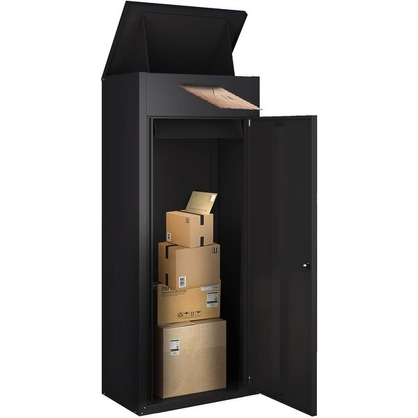 AECOJOY Package Delivery Box for Outside,Lockable Anti-Theft