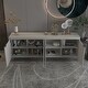 preview thumbnail 10 of 12, Clihome Furniture Wood 4-Door Accent Cabinet