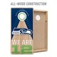preview thumbnail 4 of 5, Seattle Seahawks NFL 2x4 Professional Cornhole Board Set