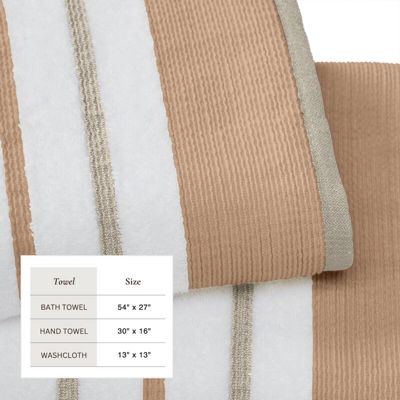 Linery & Co. Luxury Cotton Decorative Towel Set.