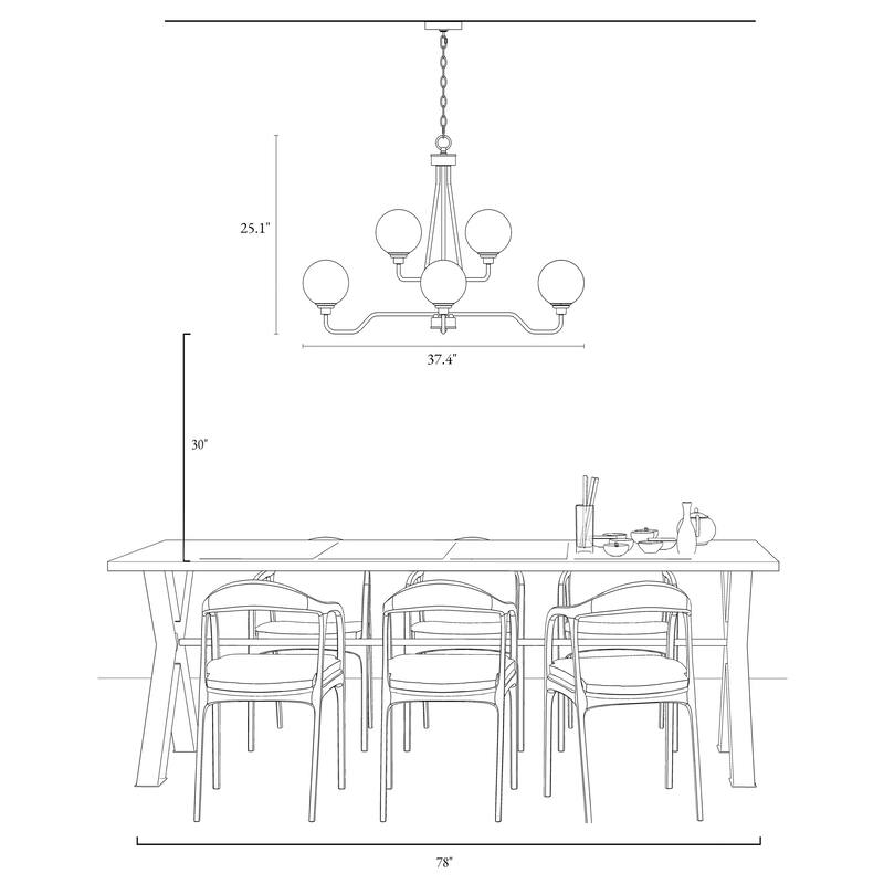 Modern Glam Gold 8-Light 2-Tier Chandelier 37.4 IN. Large Glass Lights - D 37.4" x H 25.1"
