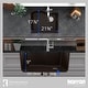 preview thumbnail 42 of 58, Karran Undermount Quartz 24 in. Single Bowl Kitchen Sink Kit